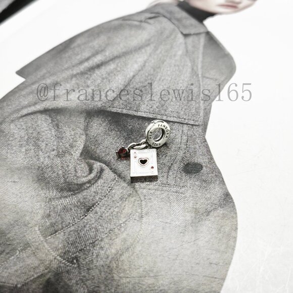 Pandora Villains Queen of Hearts Double Dangle Charm - Picture 5 of 6